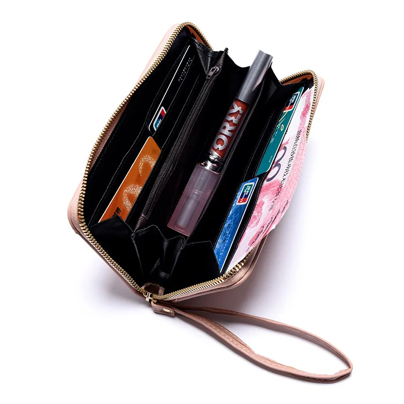 Fashion Women Wallet Female Clutch Card Holder Purse PU Leather Long Wallet Hasp Phone Bag Money Coin Pocket Cartera Mujer 2