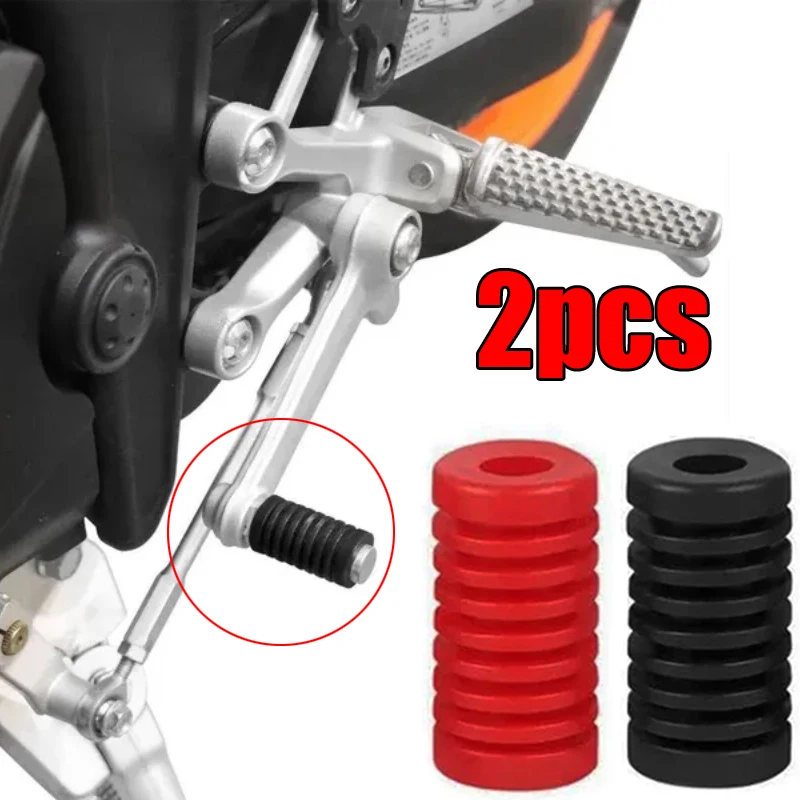 MotorcycleGearShiftLeverPedalFootPadRubberCoverUniversalPedal