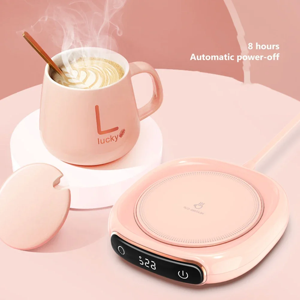 Portable USB Cup Warmer 3 Gear Smart Coffee Mug Heating Coaster Thermostatic Heater Milk Tea Water Heating Pad Coaster