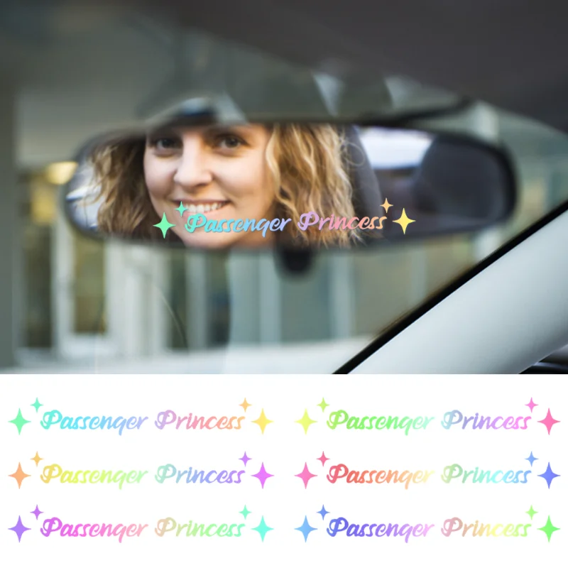 Passenger Princess Car Rear View Mirror Decals Funny Waterproof Auto Body  Styling Decoration Stickers Car Interior Accessories - AliExpress