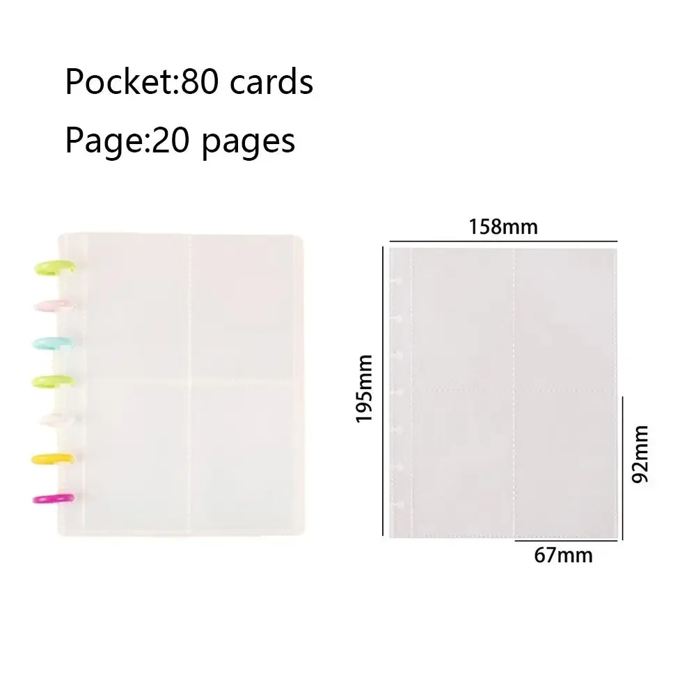 Stylish Multi-Pocket Photo Album & Card Holder Binder