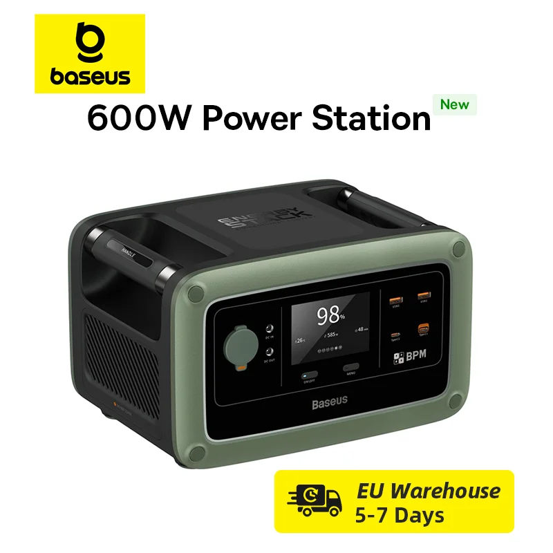 Stacja zasilania Baseus 600W z EU za $239.74 / ~955zł