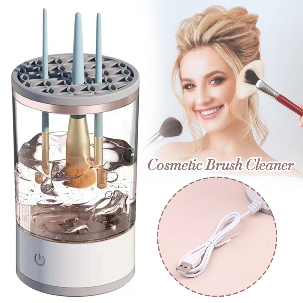 Practical Electric Makeup Brush Cleaner Quick Dry Cosmetic Brush Cleaning Tool For Makeup Cleaning Supplies