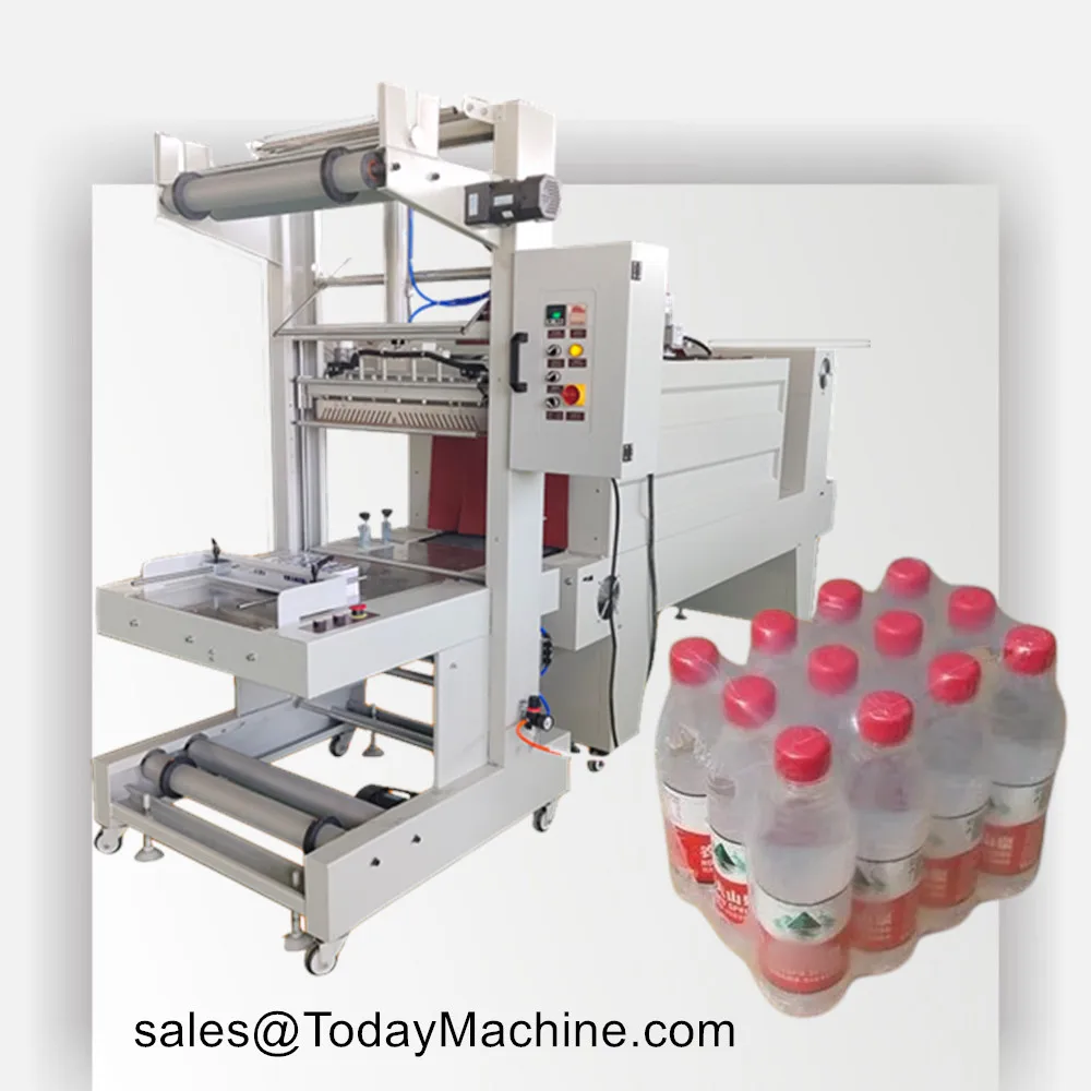 

2024 Automatic shrinking packing machine PE Film Shrink wrapper Packager Auto Sleeve Sealer