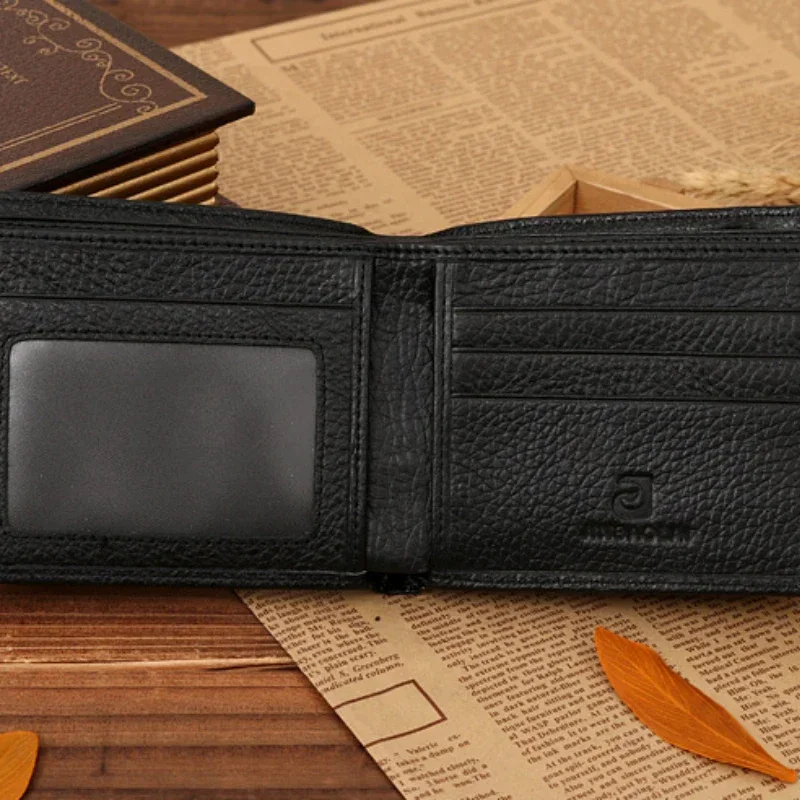 Leather wallet Crocodile Skin Men Small Zipper Short Credit Card Holders Coin Pocket Purse