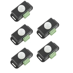 Automatic Adjustable PIR Motion Sensor Switch IR Infrared Detector Light Switch Module DC 12 24V 8A For LED Strip