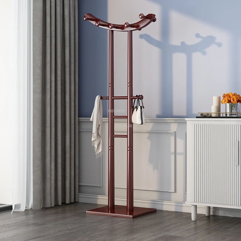 Creative Solid Wood Floor Coat Racks Modern Living Room Furniture Home