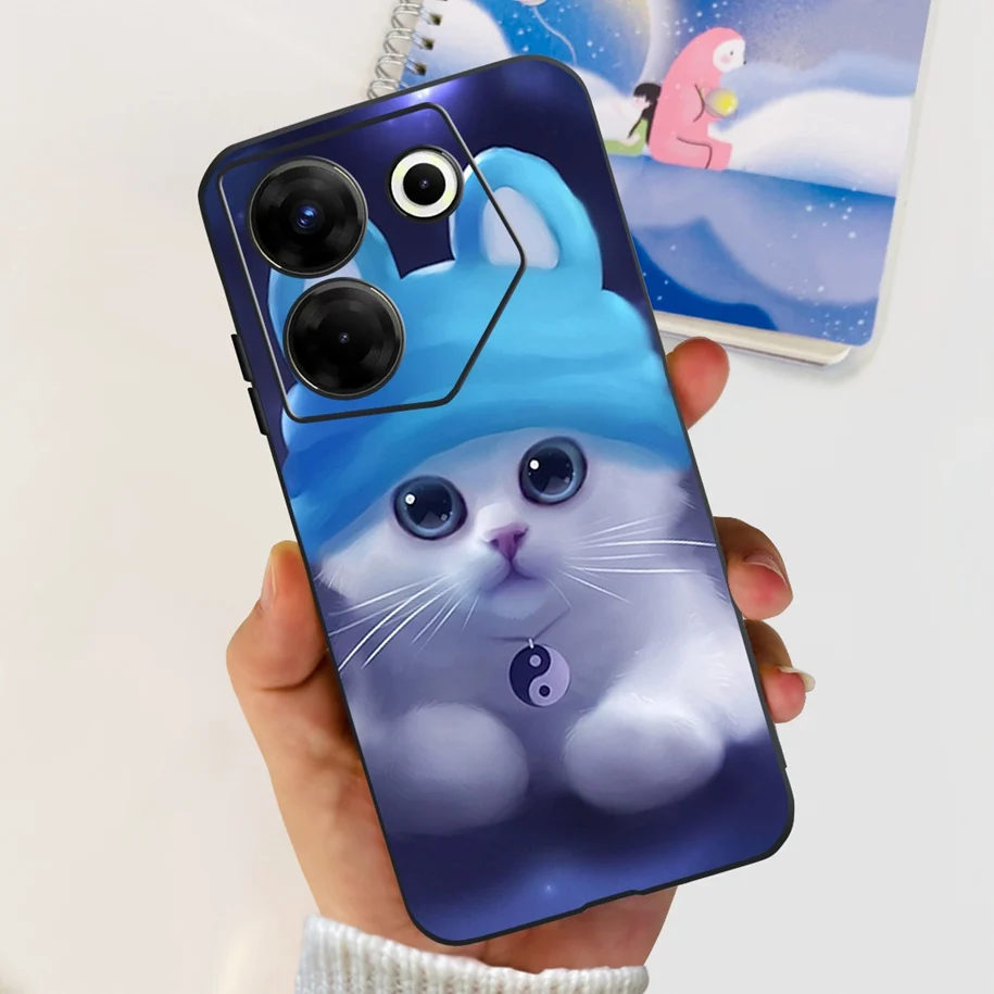Cute Astronaut Silicone Soft Phone Case with Durable Bumper Protection