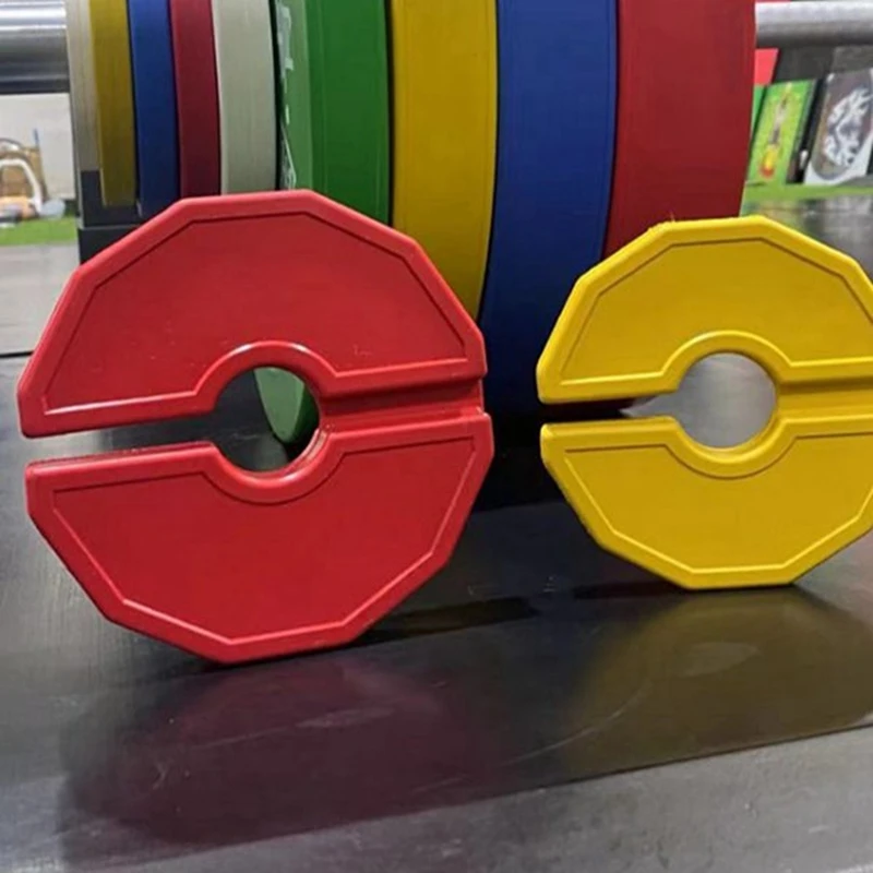 AA79 New 2PCS Gym Micro-Type Plates Dumbbell Fractional Weight Plate Rubber Fractional Weight Plates Add-On Aperture 35Mm