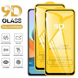 2Pcs 9D Tempered Glass  for Xiaomi Poco X3 Pro NFC F3 M3 M4 Screen Protectors for Redmi Note 11 10 9 8 7 11T Pro 9s 10s 9T 9A 9C