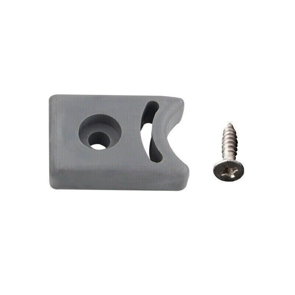 4pcs Shower Room Accessories Door Pulley Rubber Stops/Bumpers Top And Bottom Hardware Bathroom Fixture Shower Rooms