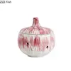 Onion Shape Ceramic Storage Box Cosmetic Jars Dressing Table Jewelry Boxes Storage Jar and Lid Creative Porcelain Candy Pots 6