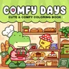 Cozy Atmosphere Relaxing Coloring Book for Adults and Teens Bold Easy-to-follow Patterns and Girl Moments 1
