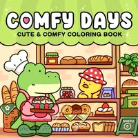 Cozy Atmosphere Relaxing Coloring Book for Adults and Teens Bold Easy-to-follow Patterns and Girl Moments 1