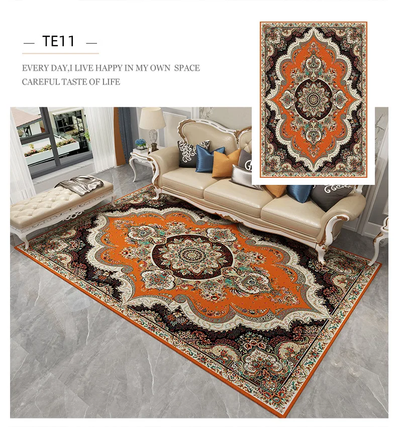 Persia Large Carpets Living Room Home Decor Boho European Lounge Area