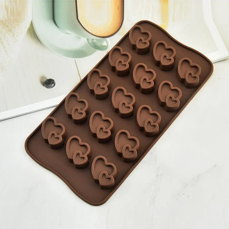 Mini Hearts Shape Silicone Mold Chocolate Molds Not Stick Wedding Candy Fondant Baking Mold Pastry Cookies Cake Mould Bakeware
