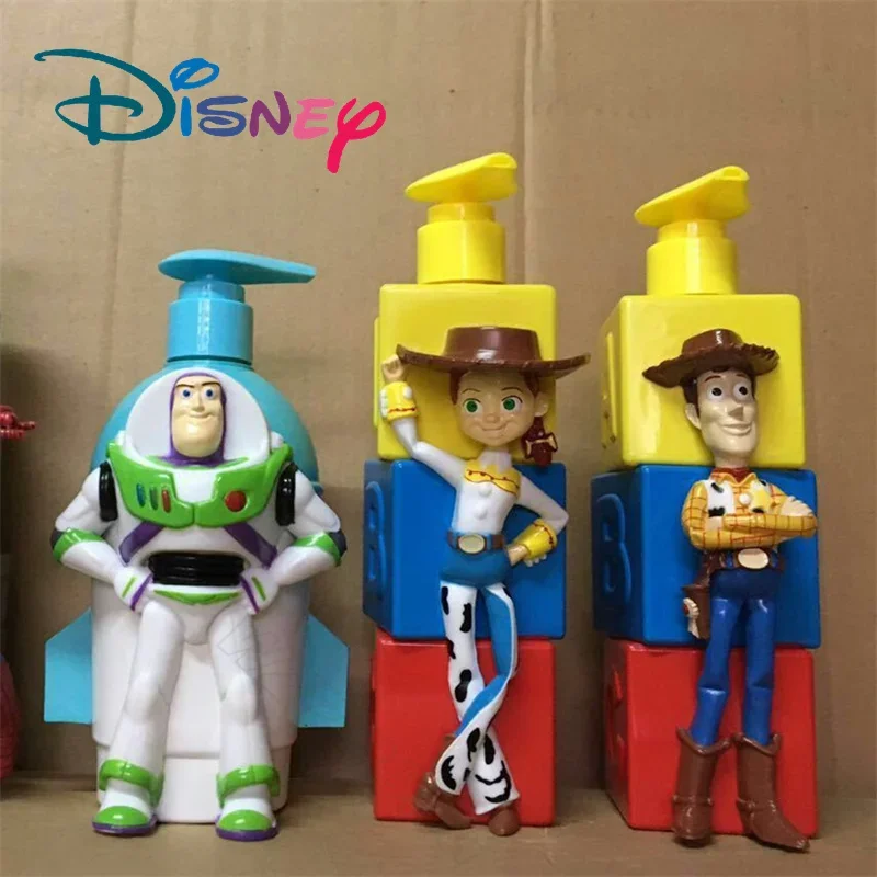 Disney Toy Story 320Ml Bottle Movie Woody Buzz Lightyear Jessie Action Figure Model Toy Decoration Regali Di Compleanno