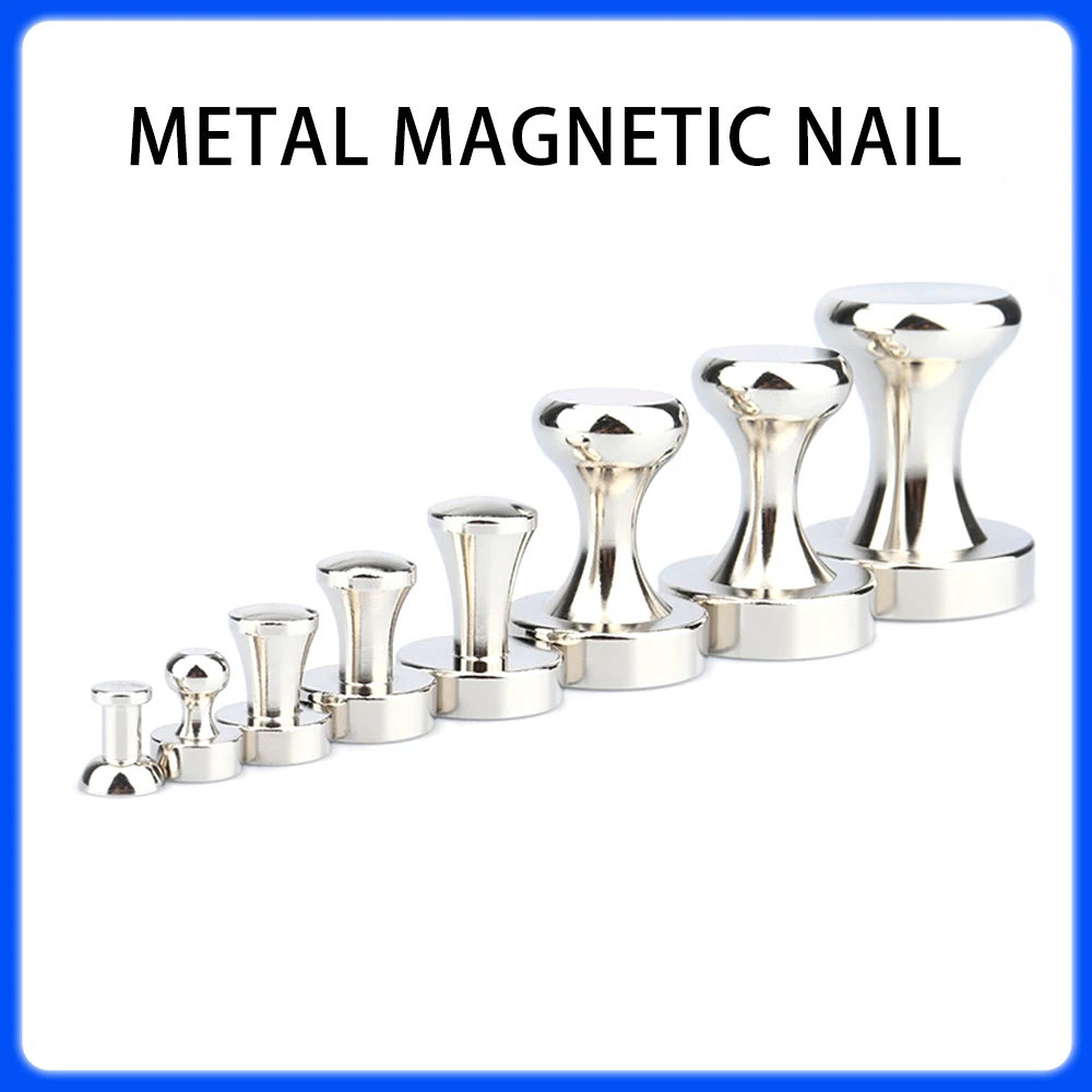 Metal Magnetic Nails D16x20 D11x13 mm D12*16 Fridge Pastes White Board Office Powerful Magnet Thumbtack magnetic push pins magnetic nails