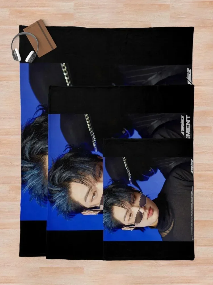 Mingi - Ateez Throw Blanket Bed linens Beautifuls christmas gifts Blankets 5
