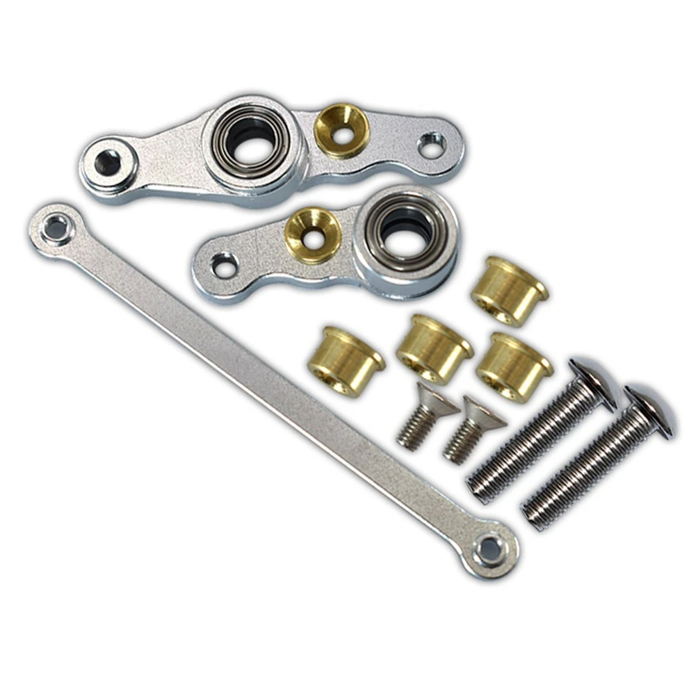 

Металлические рулевые компоненты рулевого механизма для Tamiya DF01 TA01 TA02 M1025 HUMMER аксессуары для радиоуправляемых автомобилей, 4