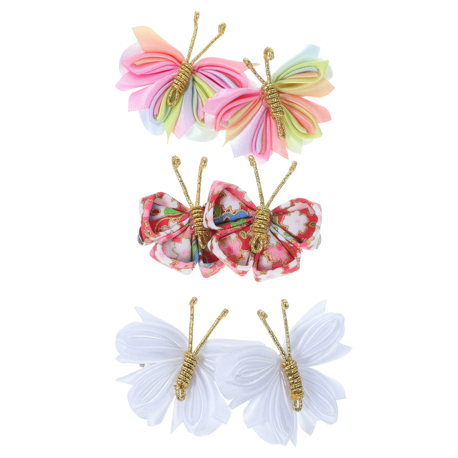 

3 Pairs Butterfly Hair Clips Girl Barrettes Butterfly Clips Decor Butterfly Accessories