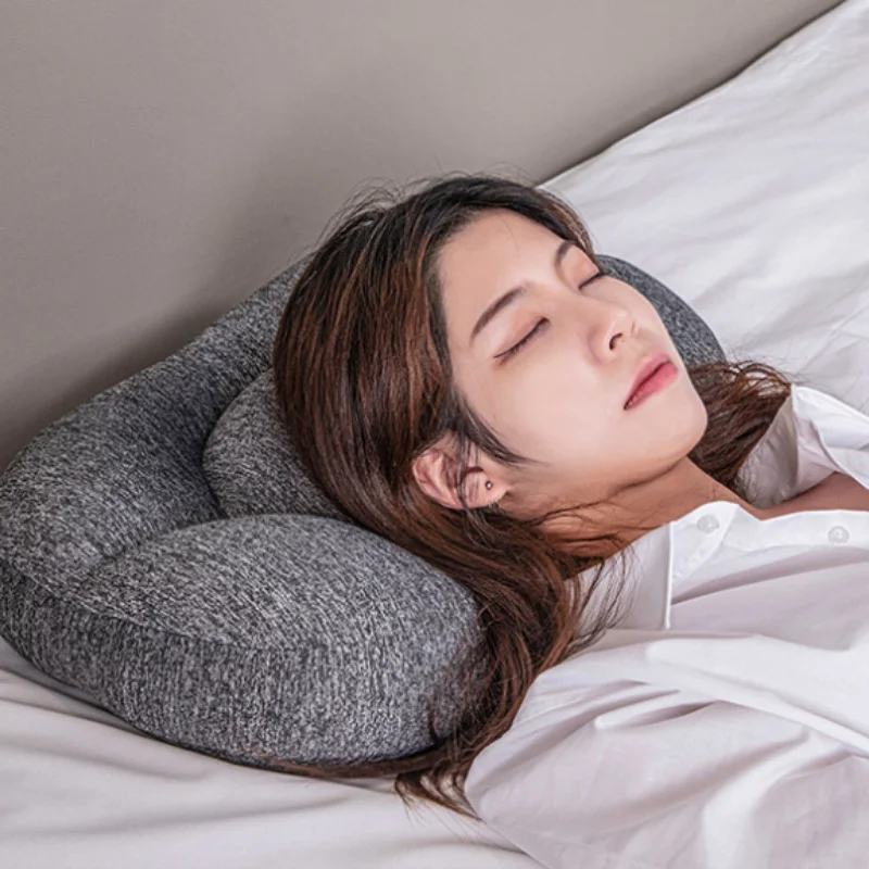 Memory Foam Pillow Body Massager All-round Sleep Neck Massager Sleep Egg Shaped Head Massage Pad Head Massager