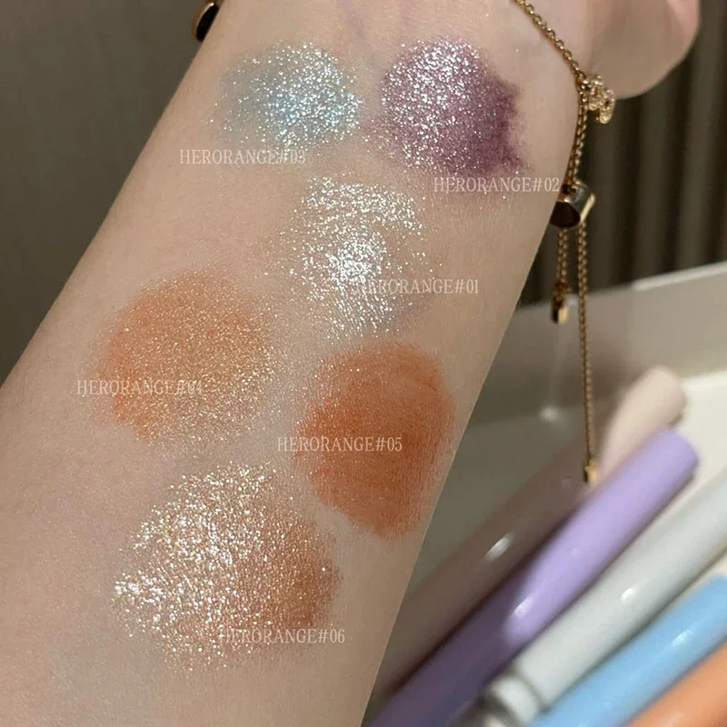 Pearlescent Eyeshadow Stick Waterproof Long Lasting Highlighter Pen_voghion.com