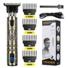 Electric Hair Clippers Barber Clippers Digital USB Chargingfor Men (Skull) 3
