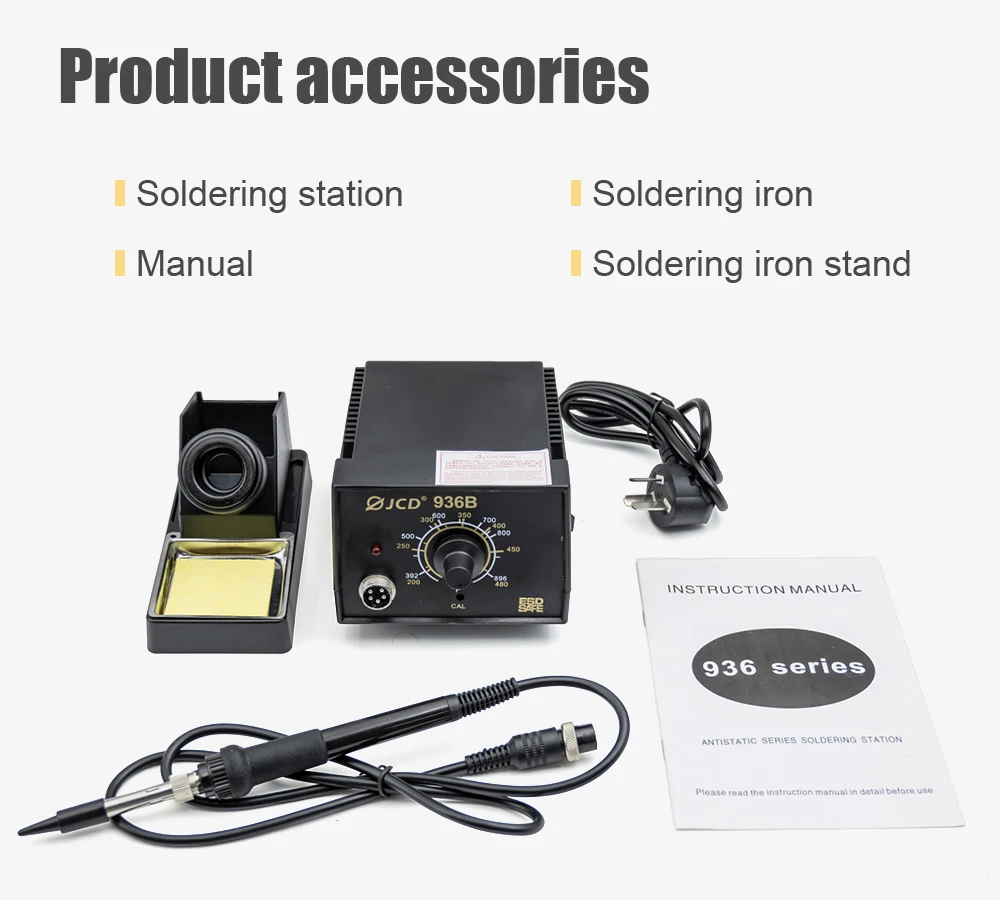 Soldering Station 60W Adjustable Temperature Anti-static 110V 220V Welding Stati