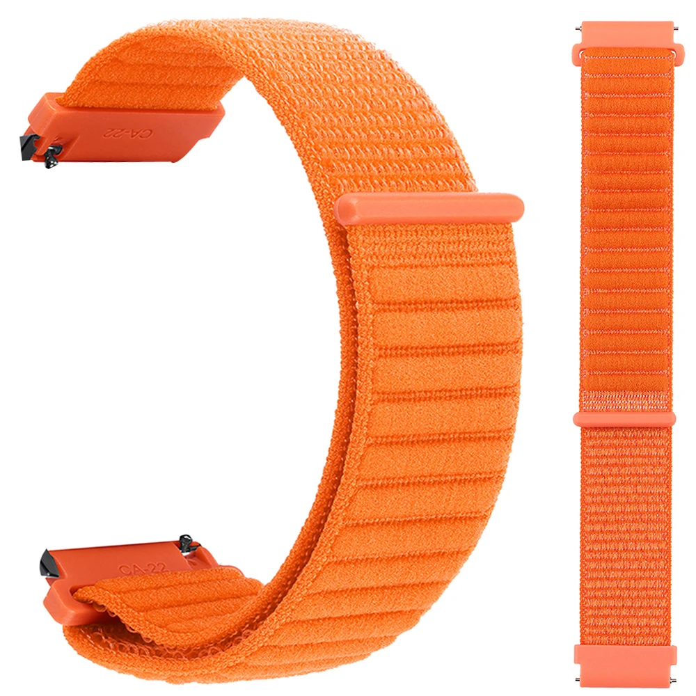 Versatile Nylon Watch Strap - 20mm/22mm, Breathable Loop Bracelet