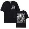Rapper Myke Towers Graphic Printed T-shirts for Men Harajuku Hip Hop Oversized T Shirt Unisex Summer Cotton Short Sleeve T-shirt 3