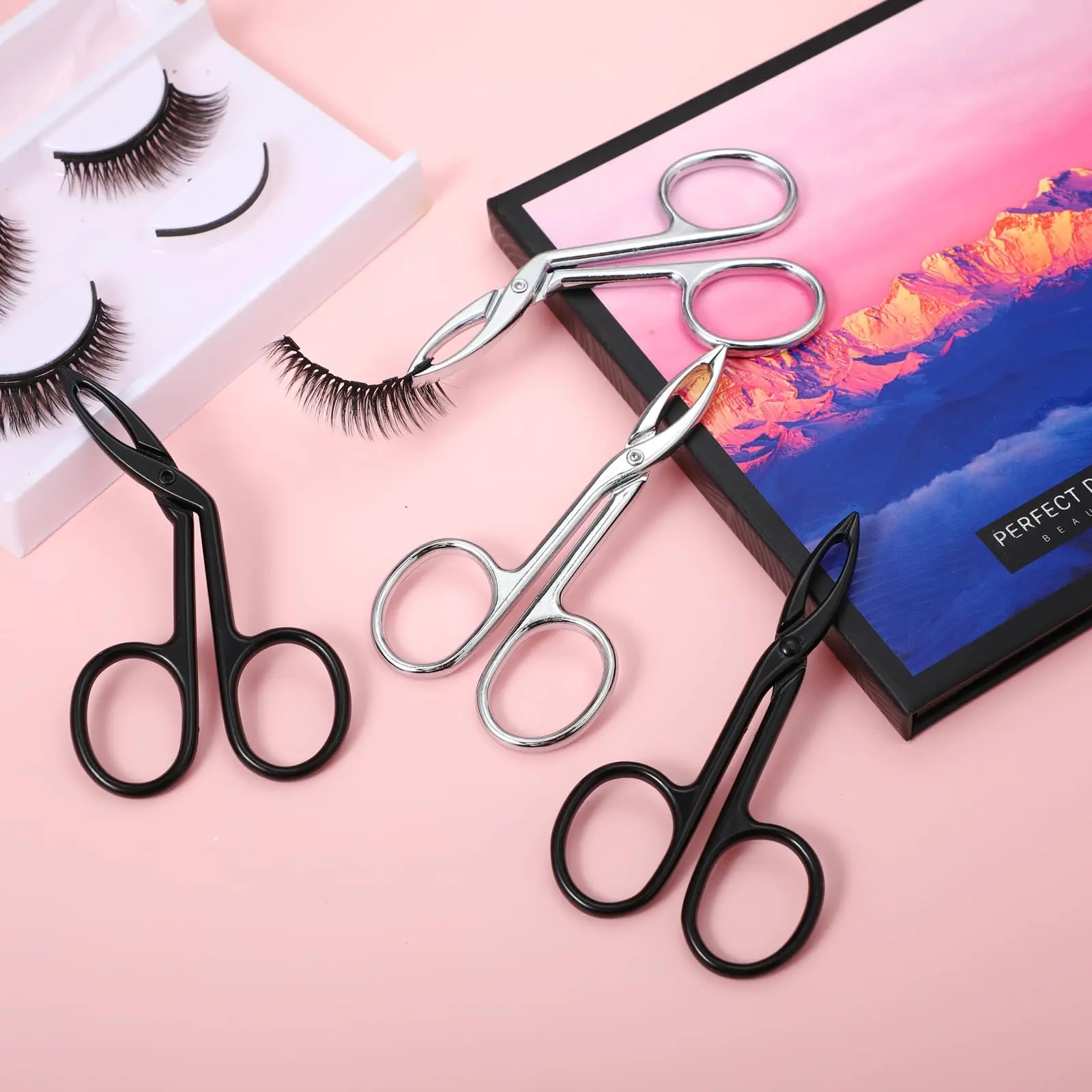 Eyebrows Tweezers Straight Handle Tip Scissors Shaped Eyebrow Plucker Tweezers for Facial Hair Plucker Remover Eyebrows Care 3