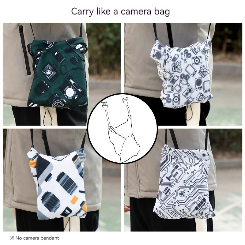 Walking Way Camera Cover Protective Wrap Cloth Magic Folding Cloth