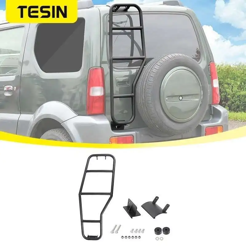 Scala Portellone Posteriore In Lega Per J-imny JB43 (2007-2018), Accessorio Styling Per Portapacchi, Antiruggine, Senza Foratura - 5