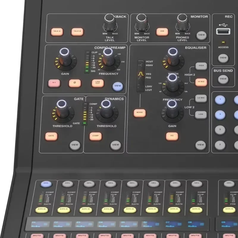 Midas M32R Live 40-Channel Digital Console With 16 Midas Preamps