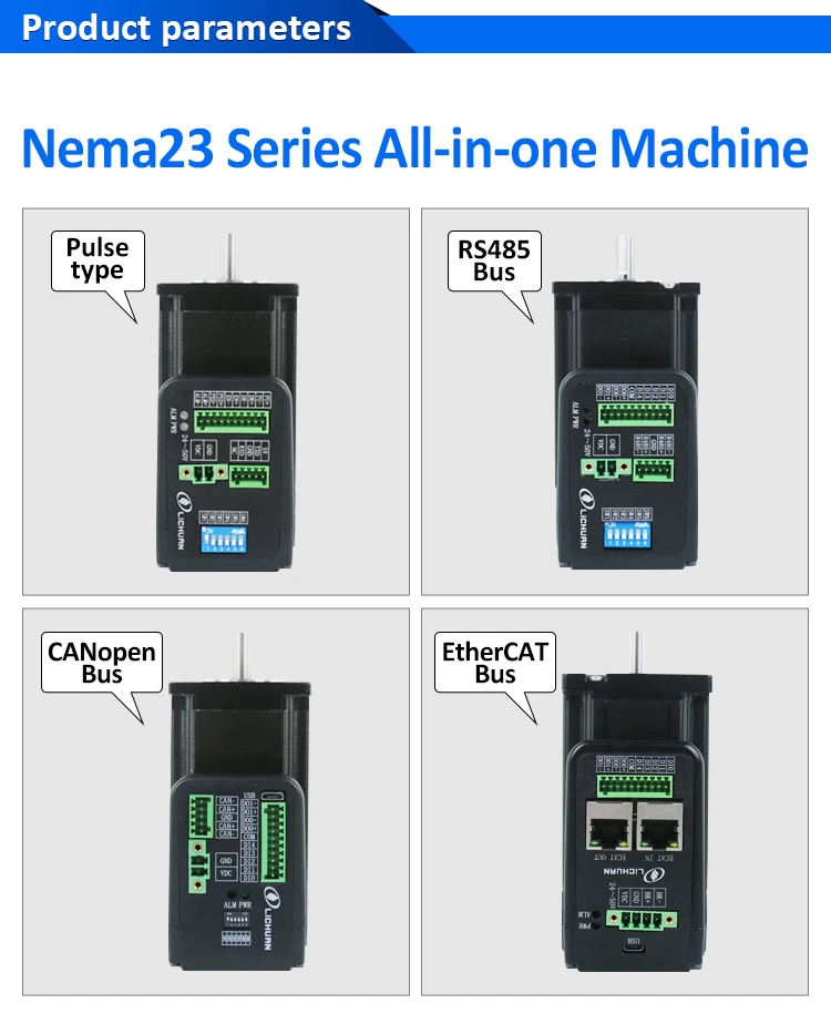 Description Picture 4 of itemLichuan 1N.m/2N.m/3N.m Integrated Stepping Motor 36V 4A 1000PPR 2Phase Nema23 Closed Loop Stepper Motors Driver for CNC&Robot