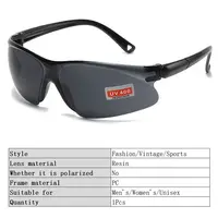 Lunettes de soleil de protection du travail UV400, lunettes anti-poussière, lunettes coupe-vent, lunettes de soleil de cyclisme, degré porteurs, sable vert, 1PC 6