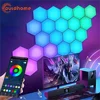 LED Hexagonal Quantum Lamp Smart Wall Panel Light RGBIC RGB Dream Color Smart APP Control  Voice Control Music Sync Work 1