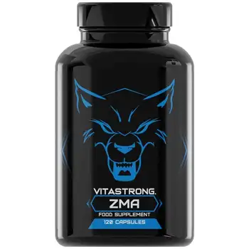 ZMA Integratore Vitastrong Dose Extra Alta con Vitamina B6 Alto Dosaggio, Zinco e Magnesio Citrato, 120 Capsule Zinco Magnesio B6 per Metabolismo Energetico e Riduzione di Stanchezza e Affaticamento