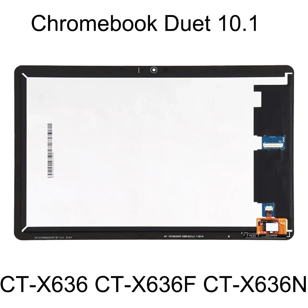 Originale Per Lenovo Chromebook Duet Ct-X636 Ct-X636F Ct-X636N X636 Display Lcd Touch Screen Digitizer Assembly Con Cornice