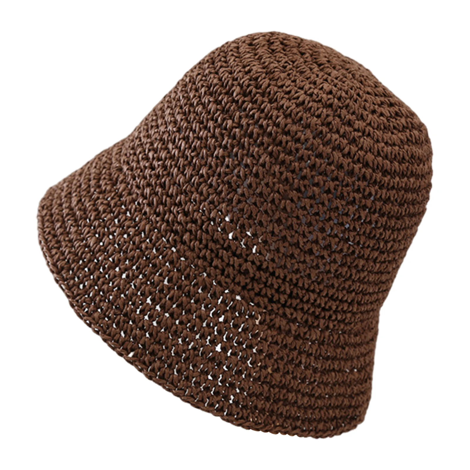 Cappello da sole da donna, cappello di paglia a tesa larga, anti-UV, parasole, adatto per attività all'aperto, cappelli da viaggio e da spiaggia, regalo_voghion.com