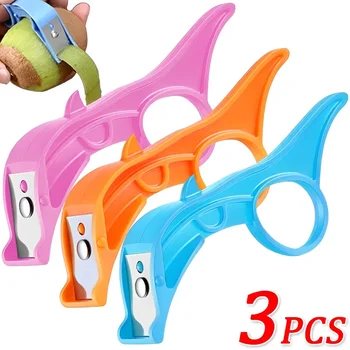 ผักผลไม้ Peel Peeler มีด Apple Kiwi Potato Peelers เครื่องตัดส้มสแตนเลสแบบพกพาคู่มือครัว Peeling เครื่องมือ 1