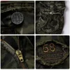 Summer Men's Casual Shorts Fashion Camouflage Multi-pocket Zipper Loose Military Combat Work Shorts Breathable Five Pants 6