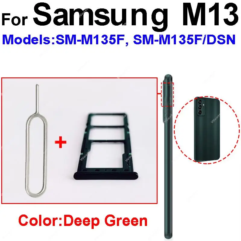 Universal Sim Card Tray Holder and Card Slot Reader Adapter Replacement Repair Part