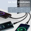 45015-4d73ab.jpg Cable de surcharge 3 en 1 Micro USB type-c chargeur rapide