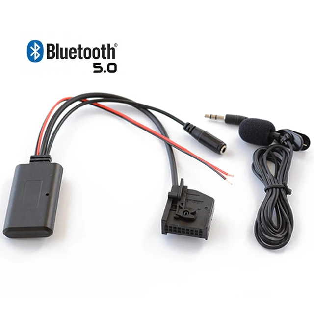 Car bluetooth Wireless Connection Adapter Stereo AUX IN Music For