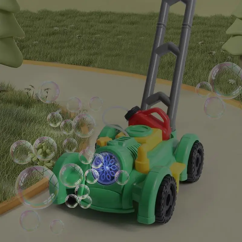 Kids Lawn Mower Bubble Machine Automatic Bubble Maker Toys With Light And Sound Party Atmosphere Maker Sunny Days Entertainment 2
