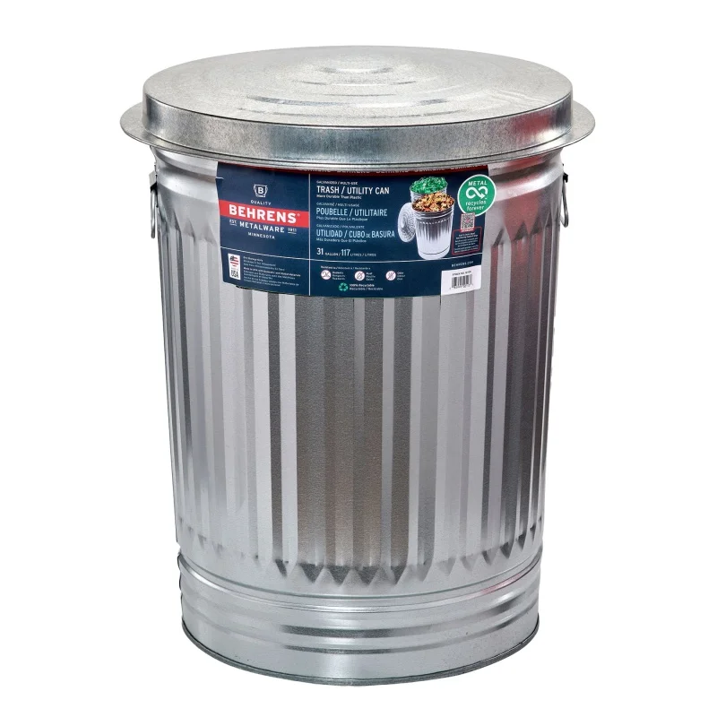 

Behrens 31-Gallon Steel Trash Can