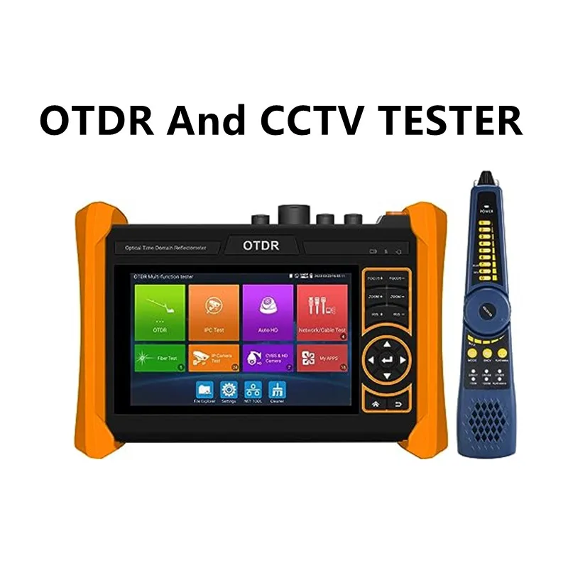 OTDR Fiber Optic Tester MT-6510 OPM OLS VFL  CCTV Tester  8MP TVI CVI AHD 4K IP Camera Test PoE/RJ45 Cable TDR Test/HDMI VGA in