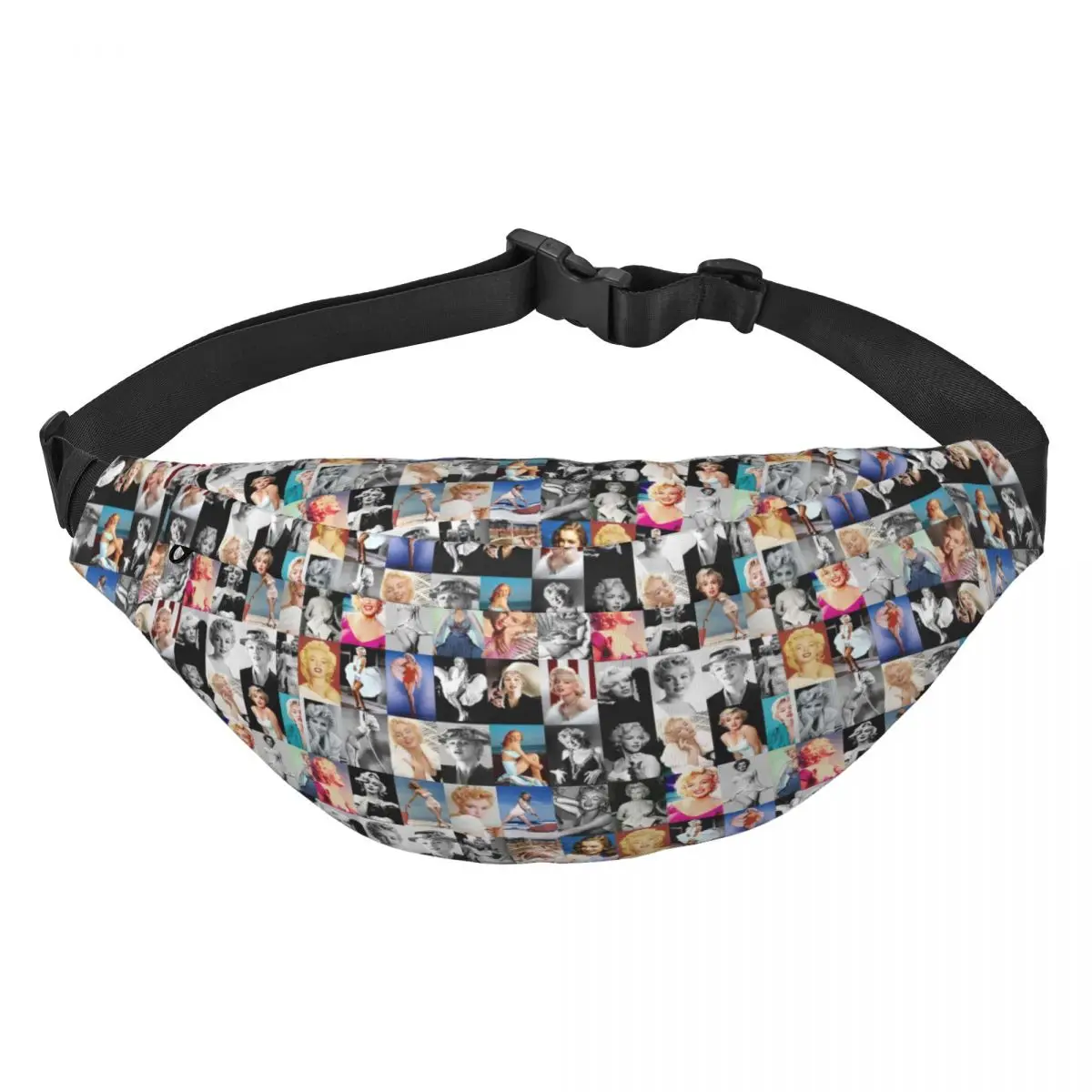 

Marilyns Monroe Collage American Model And Singer Fanny Pack Men Women Casual Sling Crossbody Waist Bag Phone Money Pouch